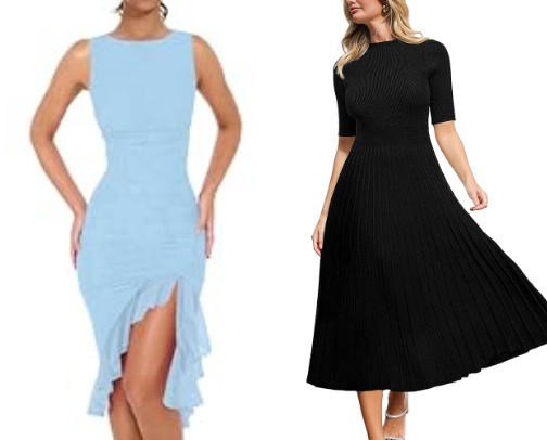 Holiday dresses cover photo collage