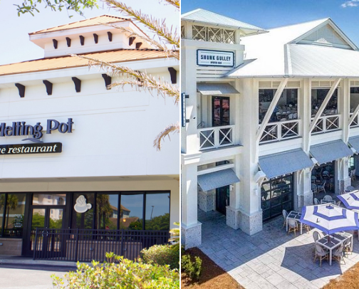 NWFL coffee + restaurants cover photo collage