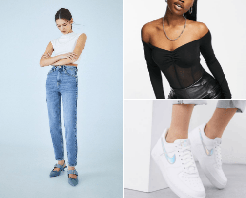Casual clothes cover photo collage