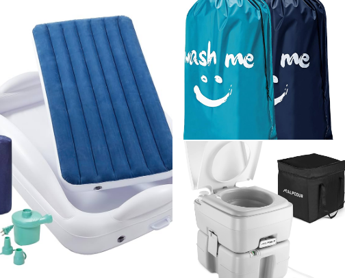 Glamp, Camp, Repeat cover photo collage