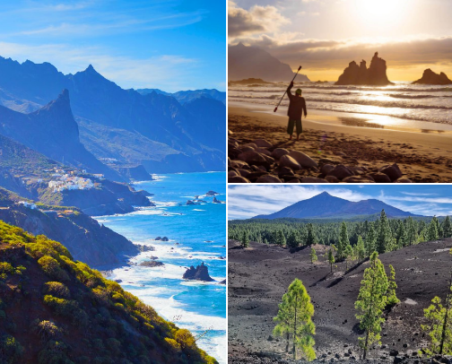 Tenerife / Hikes & Gastronomy cover photo collage