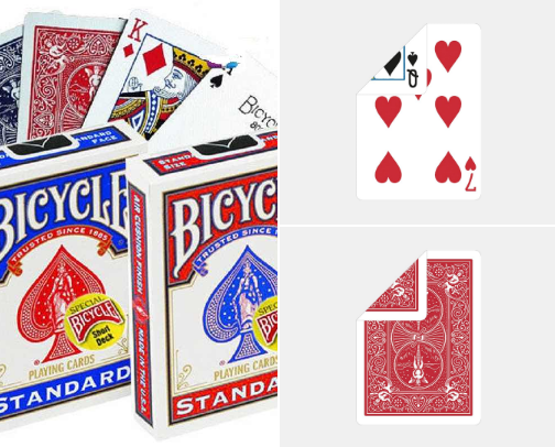 Everything I use to perform my card magic cover photo collage