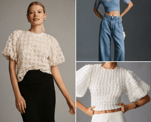 STYLISH TO CASUAL TOPS cover photo collage