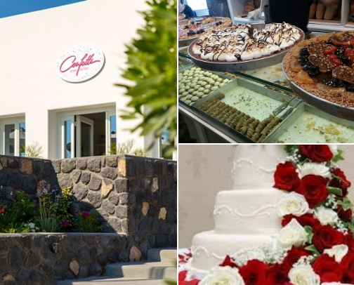 Best Bakeries In Santorini, Greece cover photo collage