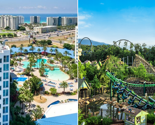 Travel Favorites and Places to Stay cover photo collage