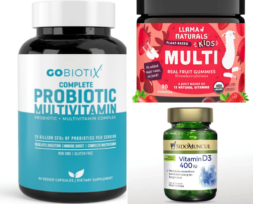 multivitamins for family health, prevention is better than cure cover photo collage