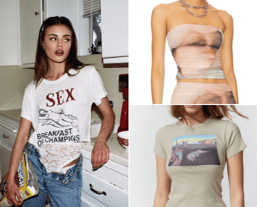 Graphic Tops cover photo collage