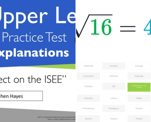 ISEE Prep for $0 💸 cover photo collage