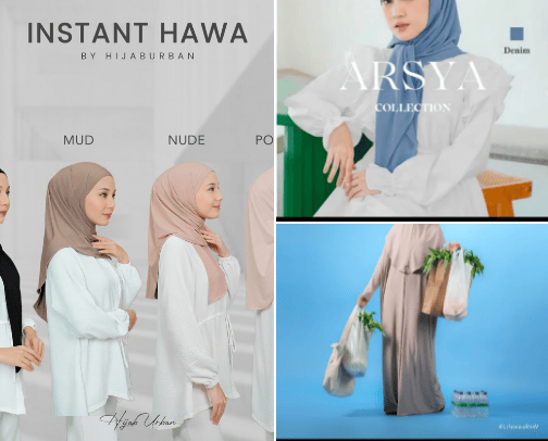 Hijab cover photo collage