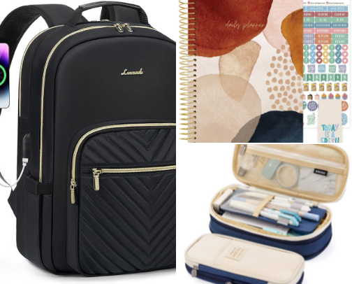 college must-haves cover photo collage