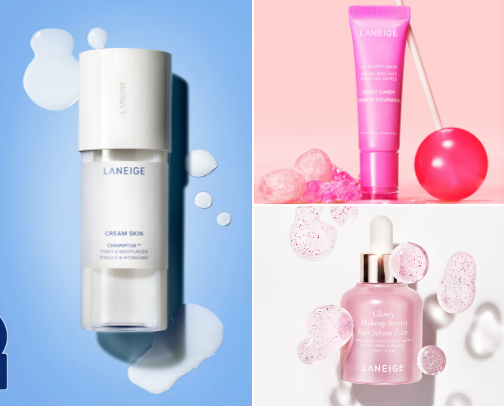 It girl skincare cover photo collage