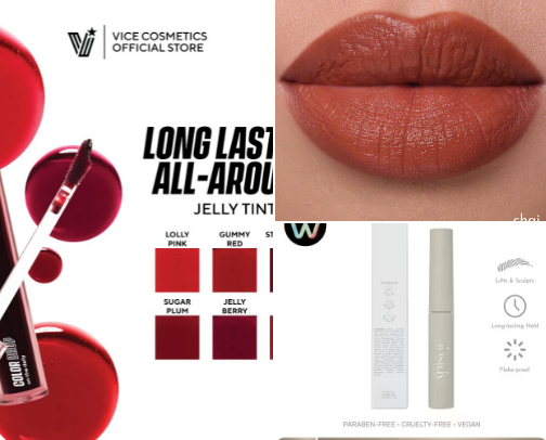 Vice cosmetics cover photo collage