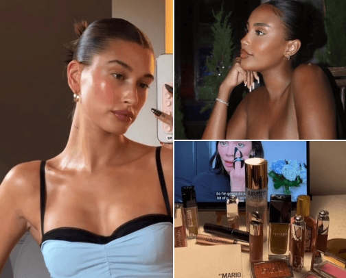 step-by-step guide for glowy makeup cover photo collage