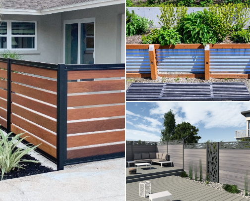 Modern Fencing Ideas To Transform Your Home cover photo collage