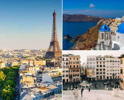 Ultimate Travel Bucket List cover photo collage