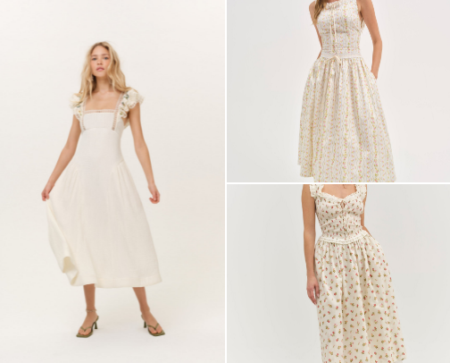 2026 Natural Material Dresses cover photo collage
