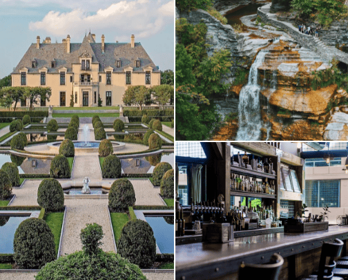 Upstate New York Hidden Gems ✨ cover photo collage