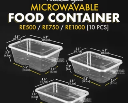 - "Say goodbye to disposable containers! these microwave-safe food containers are reusable, durable, and perfect for any meal." cover photo collage