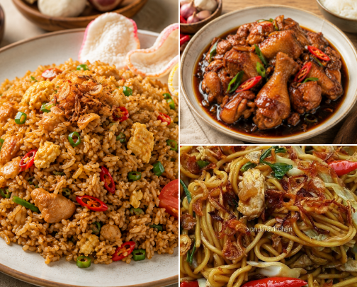 Easy Indonesian Meals cover photo collage