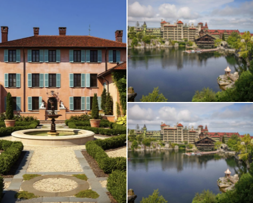 Upstate NY resorts cover photo collage