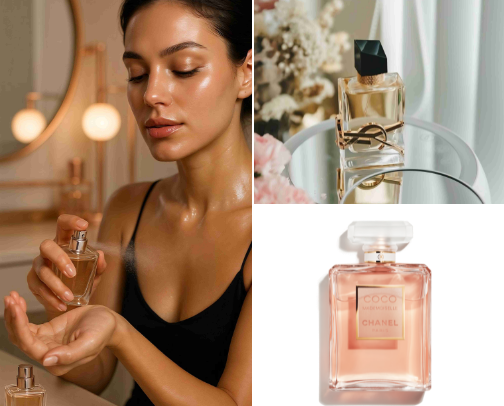 Luxury in a Bottle: 30 Must-Try Women’s Scents cover photo collage