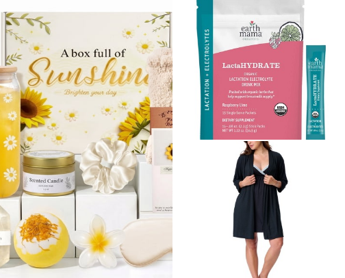 What to get New Mama after she give birth cover photo collage