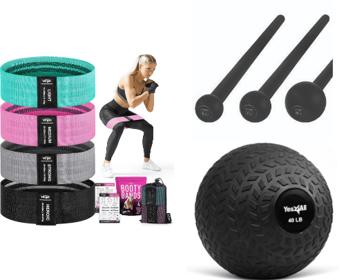 Home Fitness Equipment cover photo collage