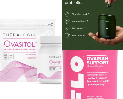 PCOS Wellness Essentials  to make you Feel Your Best. cover photo collage