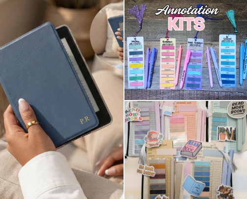 BookTok Aesthetic Must-Haves ❤️📚📚 cover photo collage