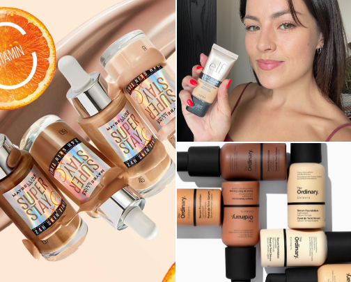 Affordable Foundations That Actually Look Like Skin cover photo collage