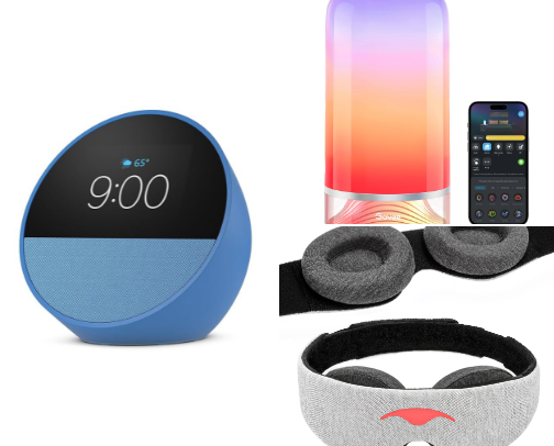 Sleep Tech & Bedroom Wellness Worth Trying cover photo collage