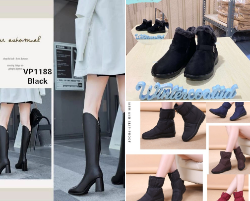 Footwear Essentials for Cold Weather: Stay Warm and Stylish cover photo collage