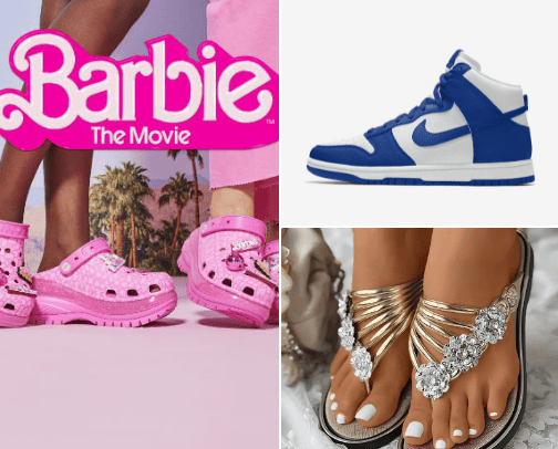 Shoes cover photo collage