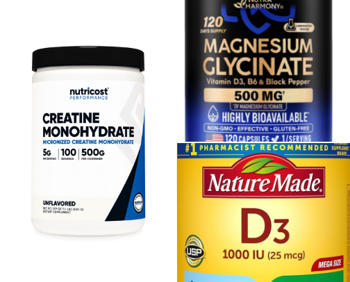 Supplements for the fellas cover photo collage
