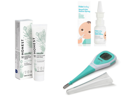 Baby essentials cover photo collage