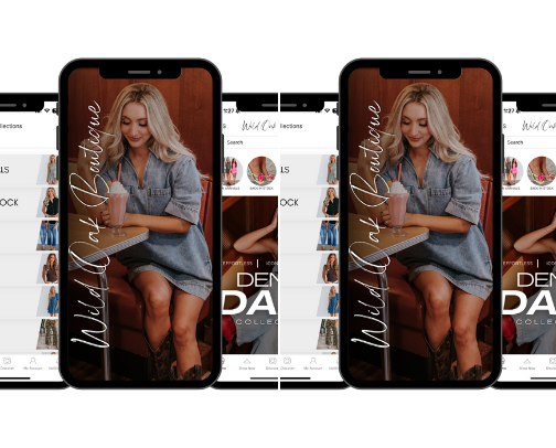 Wild oak boutique cover photo collage