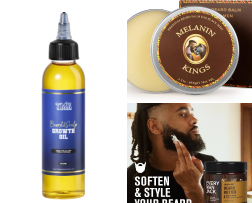Men’s Beard Care Essentials That Actually Work | Best Oils, Tools & Grooming Kits cover photo collage