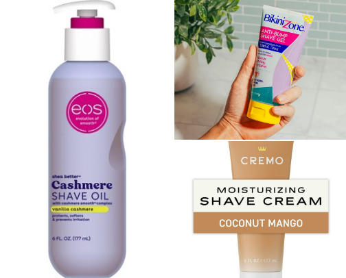 Shaving routine from a curly haired girly cover photo collage