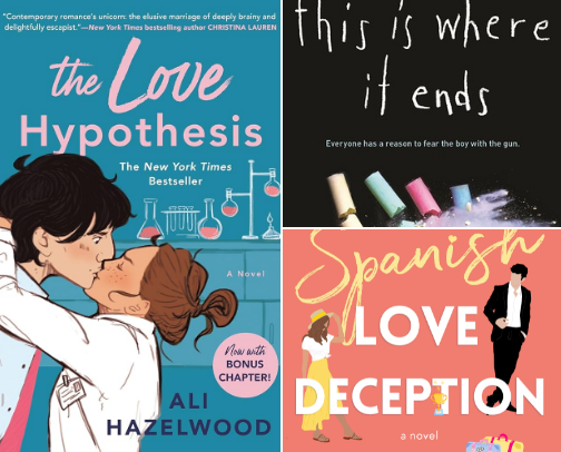 Books to curl up in bed with 🩷📚 cover photo collage