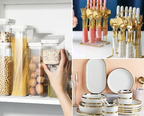 "Make your kitchen classic and elegance"✨ cover photo collage