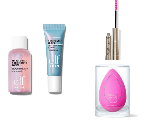inexpensive beauty recs I swear by💋👑 cover photo collage