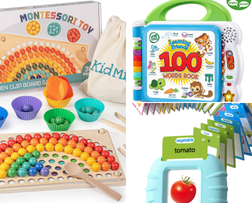 creative minds: educational toys for toddlers 🐻📚🧩 cover photo collage