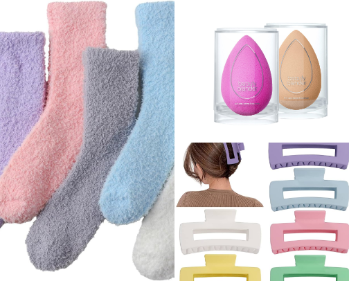 Stocking Stuffers for Her cover photo collage
