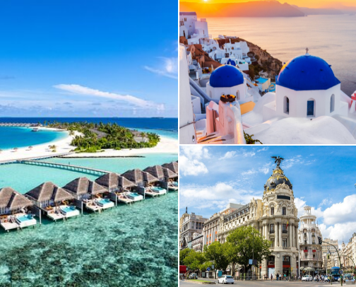 Explore New Cultures – Travel to countries with rich cultural histories and traditions. cover photo collage