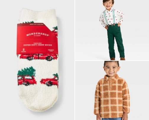 Toddler Christmas cover photo collage