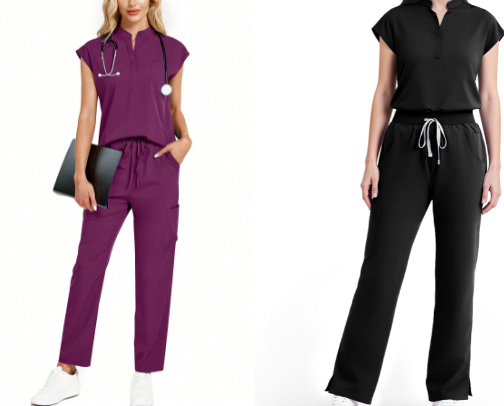 Affordable scrubs cover photo collage