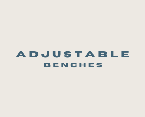 Adjustable Benches cover photo collage