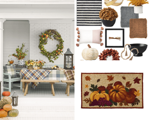 Fall decor cover photo collage