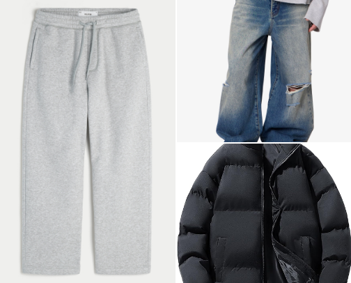 Baggy jeans cover photo collage