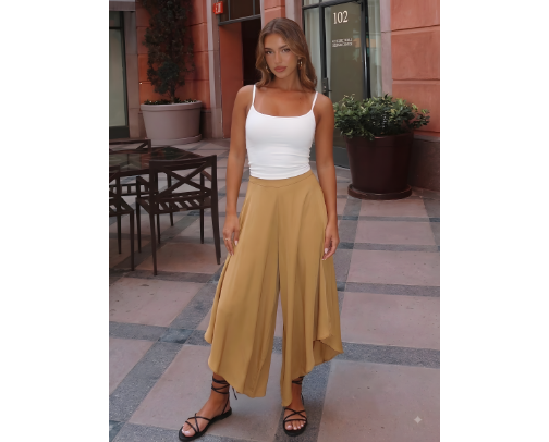Trending Daily Outfit Picks | Silk Pants, Capri, Wedge Sneakers & More cover photo collage